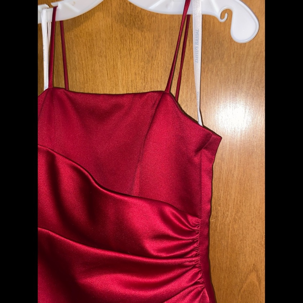 Red elegant dress for girl